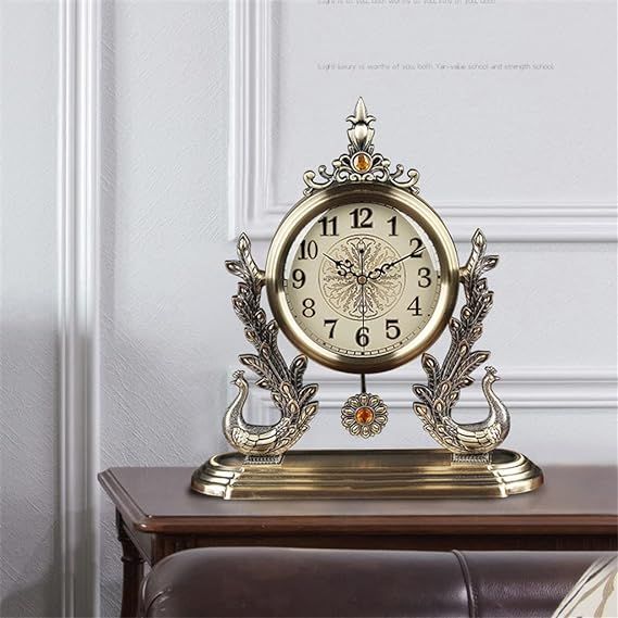 MFCHY Metal Table Clock