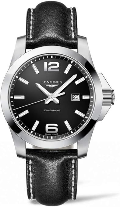 Longines Conquest Black Dial Black