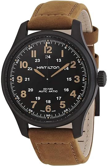 Hamilton Khaki Field Automatic Black Dial Men's