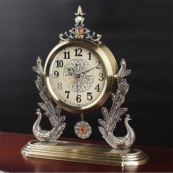 MFCHY Metal Table Clock