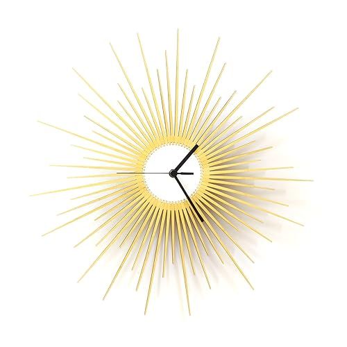 Art Deco Starburst Wall Clock