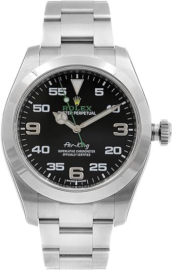 Rolex Air King Black Dial Stainless