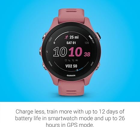 Garmin Forerunner 255S, Smaller GPS Running Smartwatch