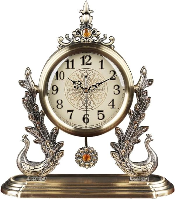 MFCHY Metal Table Clock