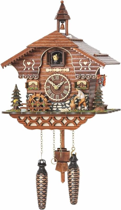 Trenkle Quartz Cuckoo Clock Black Forest House